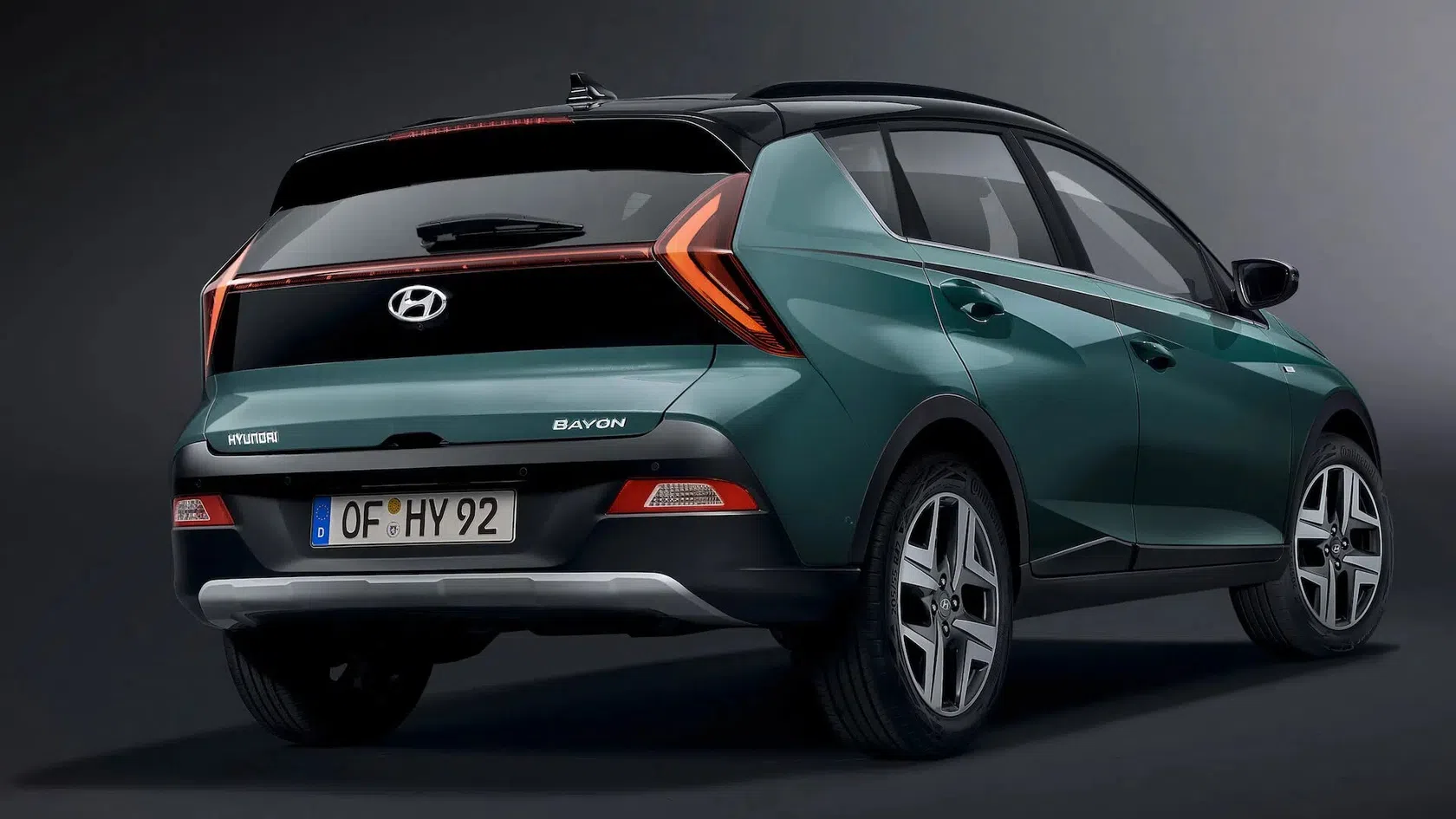 Hyundai Bayon usado cor verde